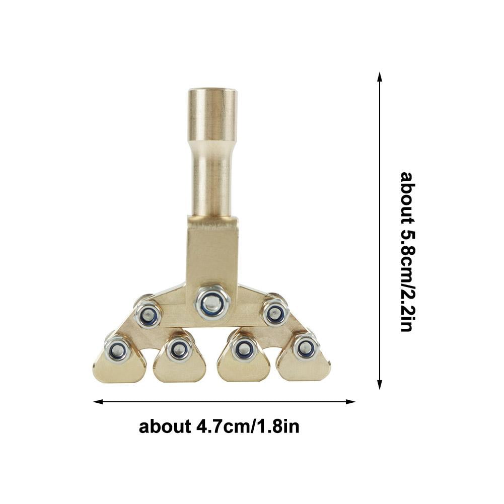 Guitar Fret Press Tool - Copper Luthier Repair Tool for Acoustic Guitar & Various Fingerboard Curvatures