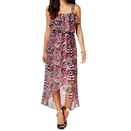 Chain Print Dress - Thalia Sodi NEW Pink Women Medium M Printed Chain Strap Blouson Dress