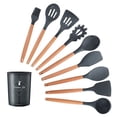 thumbnail image 1 of Juego de utensilios de cocina de silicona de 12 uds, utensilios de cocina resistentes al calor, utensilios de cocina antiadherentes, herramientas para hornear con caja de almacenamiento Ormromra 2026583-19, 1 of 1