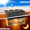 thumbnail image 5 of Luces solares para cubierta, paquete de 4, luces solares para exteriores, luz blanca cálida/que cambia de Color, luz solar para valla para Patio, jardín, 5 of 5