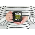 thumbnail image 2 of The Man Who Moves A Mountain Motivational Quote, Black 11oz Ceramic Mug, 2 of 5