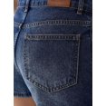 thumbnail image 6 of High Waist Destroyed Denim Shorts, 6 of 7