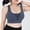 Navy, variant on Bras for Women GaThRRgYP Women's Plus Size Mesh Stitching Sports Underwear High Strength Fitness Vest Latex Bra Pad Yoga Clothes