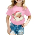 thumbnail image 5 of Shirts for Teens Y2K Toddler Christmas Short Sleeve Shirts Girls Boys Merry and Bright Shirt Christmas Lights Xmas Holiday Kids Tops, 5 of 6