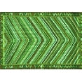 thumbnail image 1 of Ahgly Company Indoor Rectangle Southwestern Green Country Area Rugs, 2' x 4', 1 of 1
