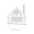 thumbnail image 5 of 001-1056: Log Cabin 2 Bed, 2 Bath Luxury Home Plan, 1895 Sq Ft: Full Blueprints with License to Build by Home Plan Marketplace - Lesuto, 5 of 7