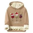 thumbnail image 2 of Sudadera con capucha para hombre, informal, a la moda, con estampado navideño, de manga larga y bolsillo, de poliéster, 2 of 5