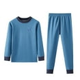 thumbnail image 2 of JTieaclothes Toddler Girls Boys Winter Long Sleeve Tops Pants 2PCS Outfits Clothes Set For Babys Clothes Underwear Set,Boys Outfit Sets Sizes 3-4 Years, 2 of 7