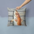 thumbnail image 2 of Carolines Treasures 8489PW1414 Red Fish Fabric Decorative Pillow , 14Hx14W, multicolor, 2 of 4