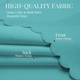 thumbnail image 3 of ZOPZO Blackout Curtains with Hook-and-Loop Fastener, River Blue, 35W x 51L Inch, Thermal Insulated for Kitchen, Bedroom, or Any Room Use, 3 of 10