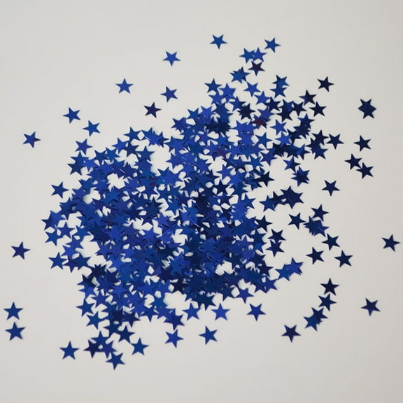 WRITWAA Wedding Table Confetti Blue Star Shape for Romantic Atmosphere 4Pack