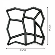 Reusable Concrete Path Maker Mold, Pathmate Stone Paving Mold for Walkway, Patio and Pavement, DIY Cement Mold for Garden and Driveway, 1Pc