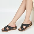 thumbnail image 7 of Ablanczoom Womens Sandals Slip-on Platform & Wedge Sandals for Women Slides Shoes, 7 of 7