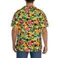thumbnail image 3 of Honeii Berries And Citrus for Men's Short-Sleeved Button-Up Collared Shirt Featuring A Pocket, Perfect for Beach Vacations, And Travel Adventures.-4X-Large, 3 of 5