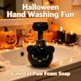 thumbnail image 3 of Hand Foaming Soap Dispenser, Cute Cat Paw Foam Soap Dispenser, Black Kitty Foaming Pump Bottle Creates Paw-Shaped Foam, 3 of 9