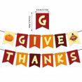 thumbnail image 3 of Thanksgiving Turkey Pumpkin Banner,Harvest Festival Cardstock Garland with Give Thanks Lettering for Party Background Home Wall and Holiday Scene Decor, 3 of 7