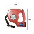 thumbnail image 6 of BE-TOOL 3-in-1 Retractable Dog Leash Round Rope Flat Belt with Garbage Trash Bags and LED Light, 6 of 6