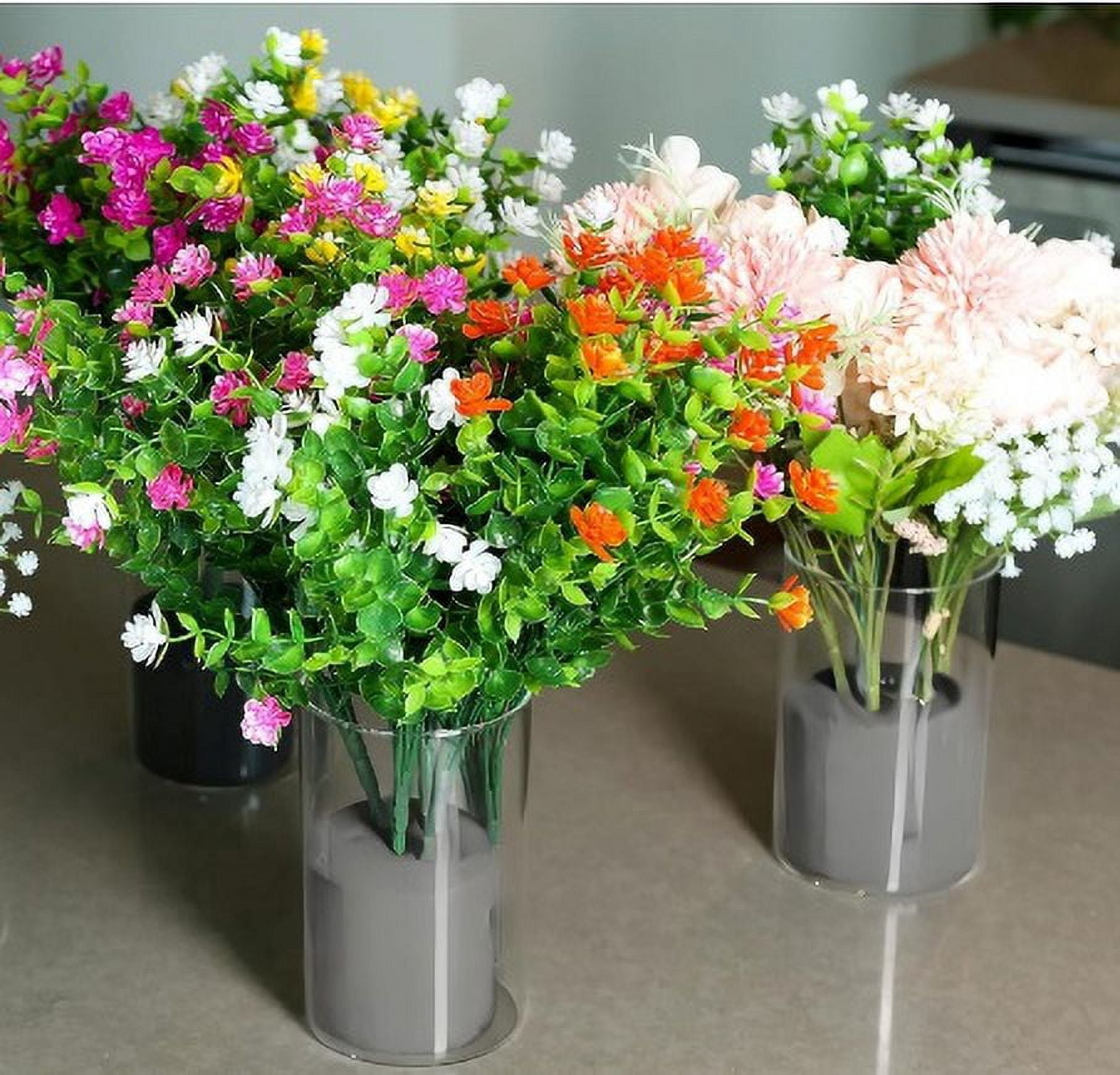 XCEL Floral Foam Block Unlike Any Other - Reusable Floral Blocks Flower Foam for Artificial Flower Arrangements (Gray - 3" x 3" Round (10 Pack))