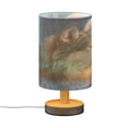 thumbnail image 2 of RMDQTR LED Push-Button Switch Warm-Tone Desk Lamp Plug-and-Play No Assembly Required The Cold-eyed Wild Wolf, 2 of 7