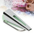 thumbnail image 4 of Bias Tape Maker Kit, Convenient Bias Binding Maker Practical  For Leather Crafts For Tailoring Patchwork For DIY For General Purpose 6MM Green,9MM Purple,12MM Yellow,18MM Pink,25MM, 4 of 8