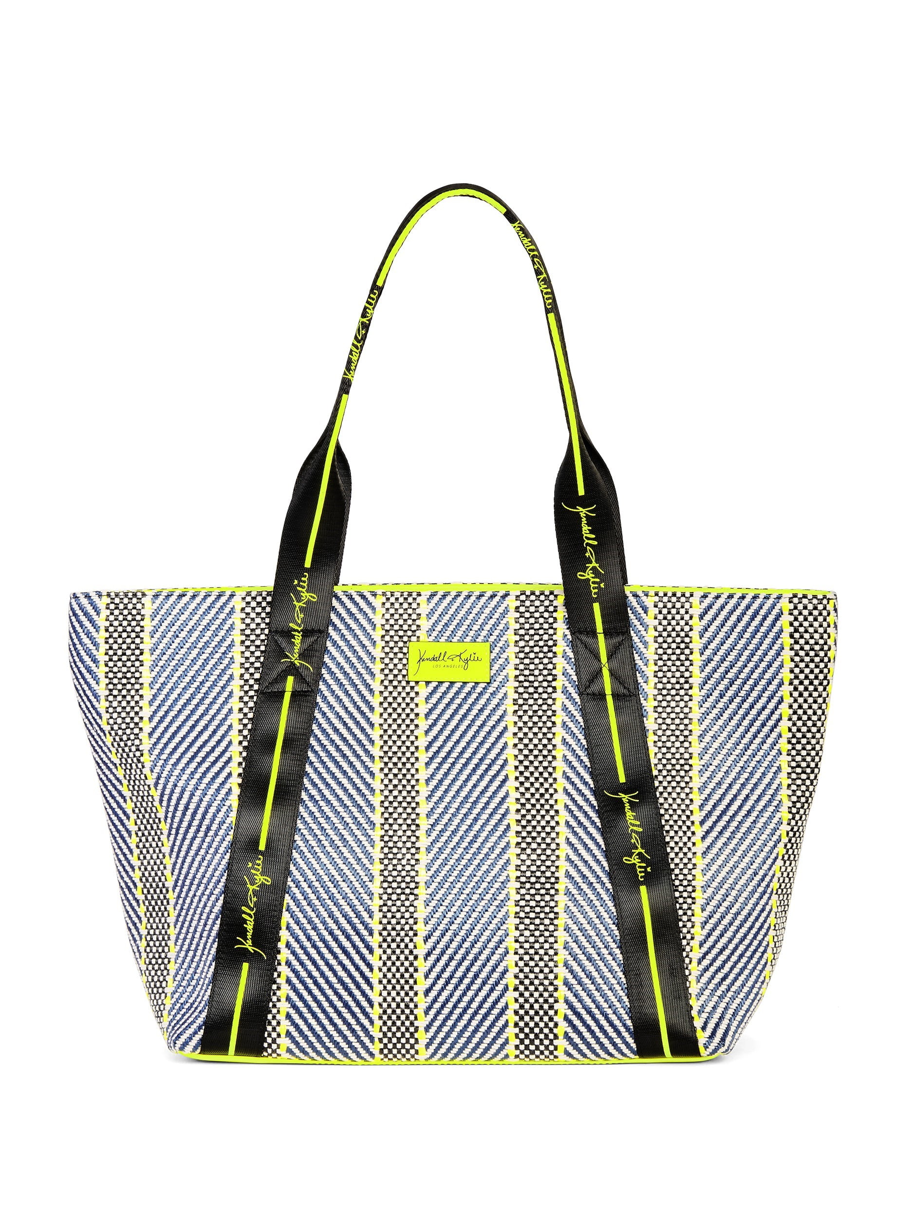 GRADUATION GIFT SUN N SAND CANVAS TOTE BEACH BAG 13L x 15H x 3D BLUES FLIP FLOPS