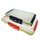 thumbnail image 4 of Caja de pesca, caja de cebo de plástico impermeable, caja de almacenamiento de pesca, soporte de gancho, hebilla amarilla pequeña Feliz Sencillez, 4 of 5