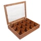 thumbnail image 3 of ColoMX Mesa de joyería de madera Joya de joyería Caja de almacenamiento de compartimento, 3 of 8