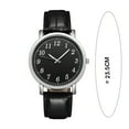 thumbnail image 2 of DESIGNICE Automatic Watches for Men Fashion Design Leather Watch Digital Quartz Men's Watch, 2 of 7