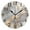 Black, variant on Marble Texture Round Wall Clock Battery Operated Silent Non-Ticking Bedroom Office Kitchen Home School Decor 10"(Gold)
