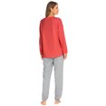 thumbnail image 3 of MintLimit Women's Solid Pajamas Sets Long Sleeve Tops and Jogging Pants Lounge Sleepwear Pjs Set, 3 of 4