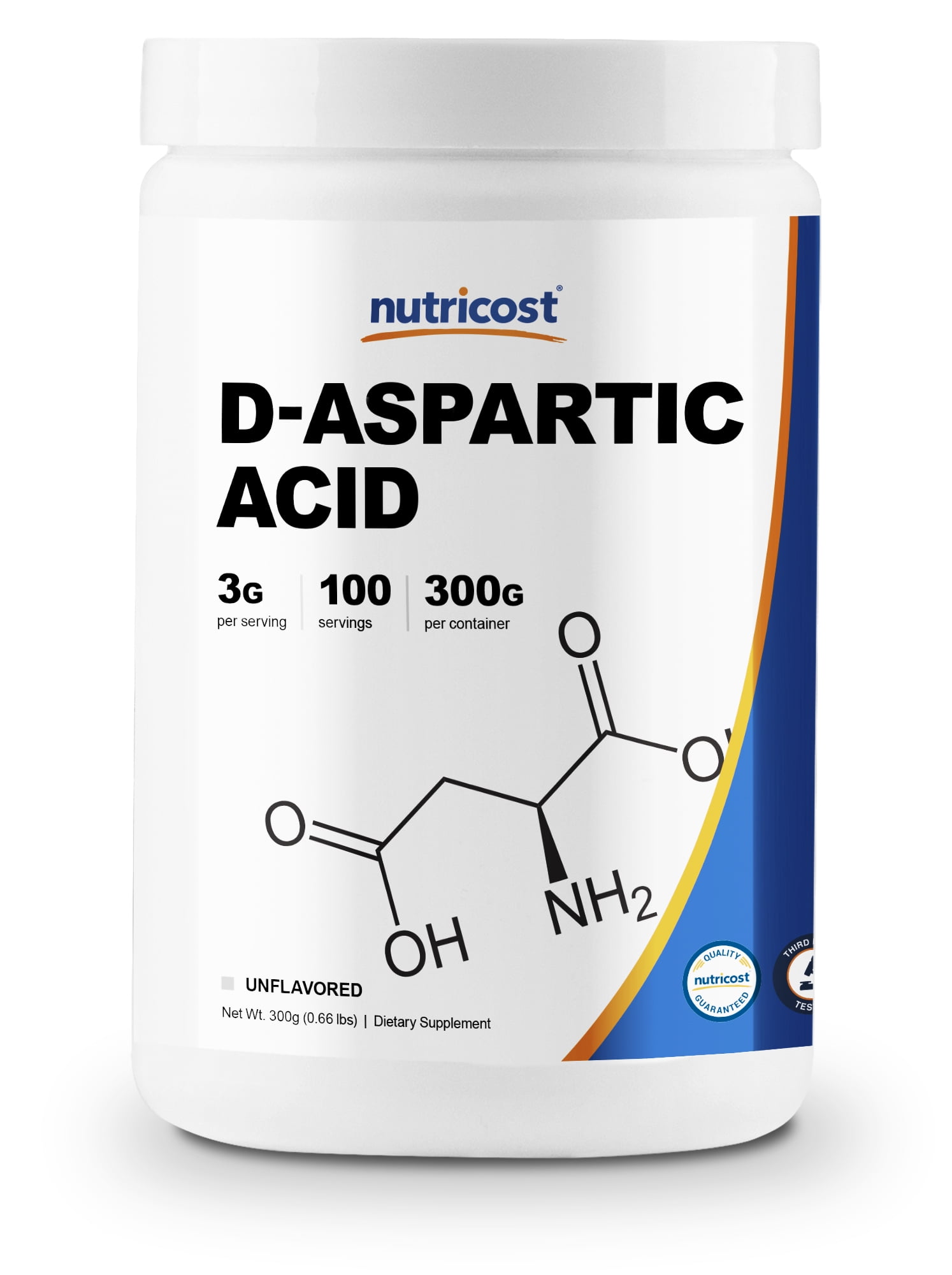 Nutricost D-Aspartic Acid (DAA) Powder 300 Grams - High ... Nutricost D-Aspartic Acid (DAA) Powder 300 Grams - High ...