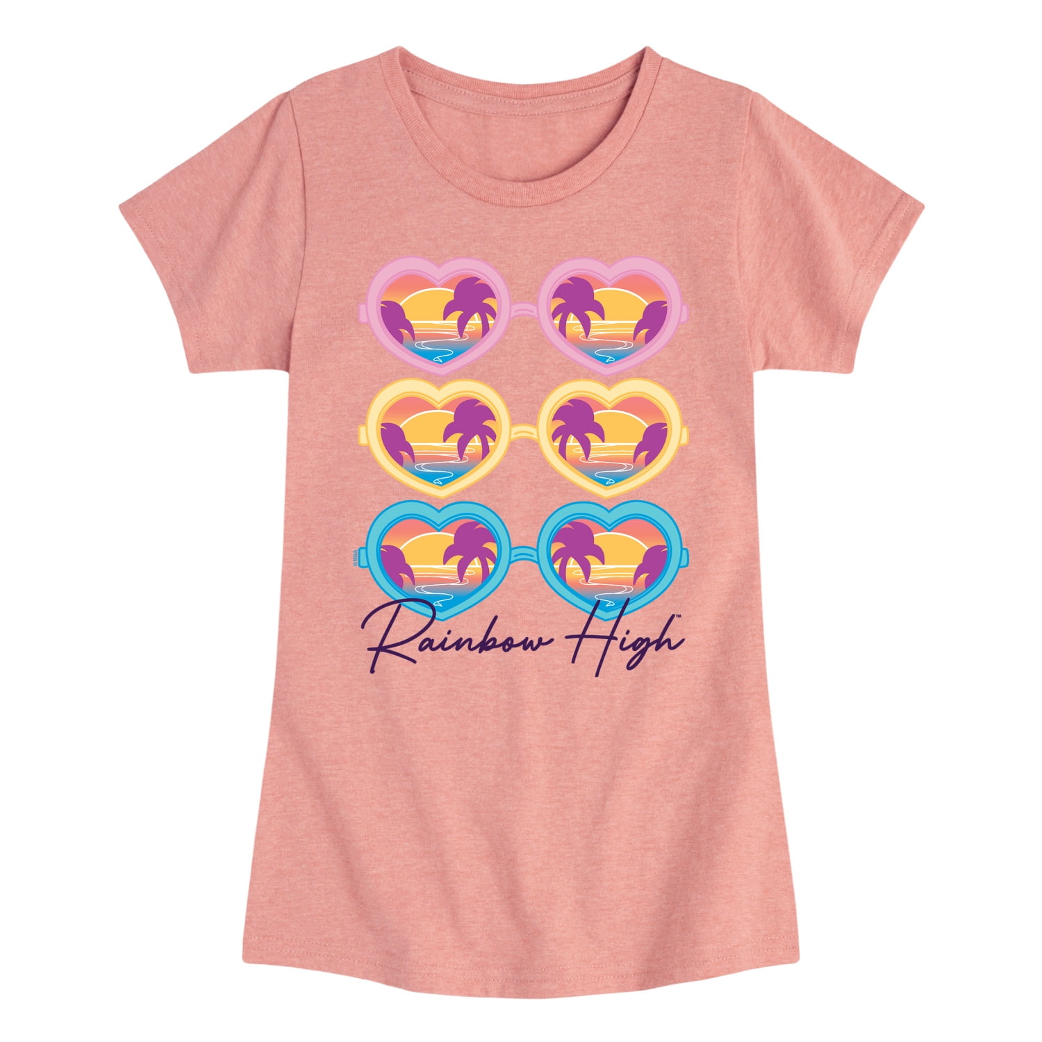 Rainbow High Sunglasses Toddler & Youth Girls Short Sleeve Graphic