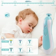Baby Healthcare and Grooming Kit, Electric Safety Nail Trimmer Baby Nursery Kit, Newborn Care Kits with Hair Brush Comb for Newborn Infant Toddlers Baby Boys Girls Kids,Baby Shower Gifts, Blue