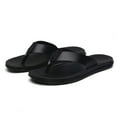 thumbnail image 7 of Mostsola Flip Flops for Men Leather Flats Arch Support Beach Shoes Soft Sole Slip on Shoes, 7 of 7