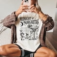 thumbnail image 3 of Midnight Margaritas Spell Shirt Vintage Witchy Cocktail Tee Halloween Drinking Shirt Gothic Margarita Lover Gift Spooky Party Graphic Tee, 3 of 8