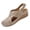 Beige, variant on Hurxie Women Comfortable Flat Sandals: Dressy Summer Sandal - Closed Toe Fisherman Sandals Black 41