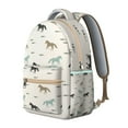 thumbnail image 2 of Cute Horse Lovers Student School Backpack with Foal and Pony Floral Pattern Rainbow Print Retro Rural Design Bookbag, 2 of 2