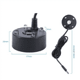 thumbnail image 4 of 2X Mist Maker, USB Port 4 Color LED Lights Mini Mister Fog Machine, Indoor Fountain Pond Water Fogger Atomizer Black, 4 of 4