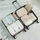 thumbnail image 5 of Set organizador de equipaje de viaje de 7 piezas con bolsas de malla, bolsa para la colada y el calzado para empaquetar ropa y ahorrar espacio, 5 of 5