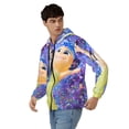 thumbnail image 4 of Lsque inside out 2 for Mens Full-zip Hoodie, Zip-up Pullover Hooded Sweatshirt, Kangaroo Pocket Hoodie Ideal for Daily Wear, Travel, and Home-Large, 4 of 8