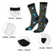 thumbnail image 5 of Balery Happy Father Day Calcetas Largas con Estampado para Hombre y Mujer – Suaves y Transpirables, Talla Única (US 5-11), 5 of 6