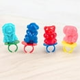 thumbnail image 4 of Teddy Pop and Friends Ring Lollipops 30 Count Assorted Flavors Blue Raspberry Strawberry Bubble Gum Cotton Candy Gluten Free Nut Free Treats, 4 of 7