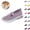 Light Purple, variant on Mfakffe Orthopedic Shoes for Women Mesh Breathable Non Slip Sneakers Arch Support Casual Walking Shoes Lightweight Slip on(Hot Pink)
