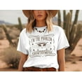 thumbnail image 4 of I'm The Problem T-Shirt Retro Steer Skull Western Shirts Country Music Tees Cowgirl Graphic Cowboy Tops,short sleeve casual shirts for women,womens short sleeve shirts casual, 4 of 9