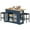 Blue, variant on DEXTRUS Kitchen Island with Seating & Drop Leaf, Kitchen Island on Wheels with Doors & Drawers, Off-White