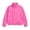 Hot Pink*, variant on RUTAYY Girls Half Zip Sweatshirt Long Sleeve Stand Collar with Pockets Fall Winter Basic Casual Pullover Top, Hot Pink