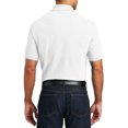 thumbnail image 2 of Mafoose Men's Short Sleeves Tall Core Classic Pique Polo for Everyday Wear White 3XLT, 2 of 5