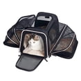 thumbnail image 3 of Pet Carriers Bag Portable Breathable Foldable Bag Cat Dog Carrier Bags Outgoing Outdoor Travel Pets Cats Handbag Safety Zippers ShopWise Round, 3 of 11