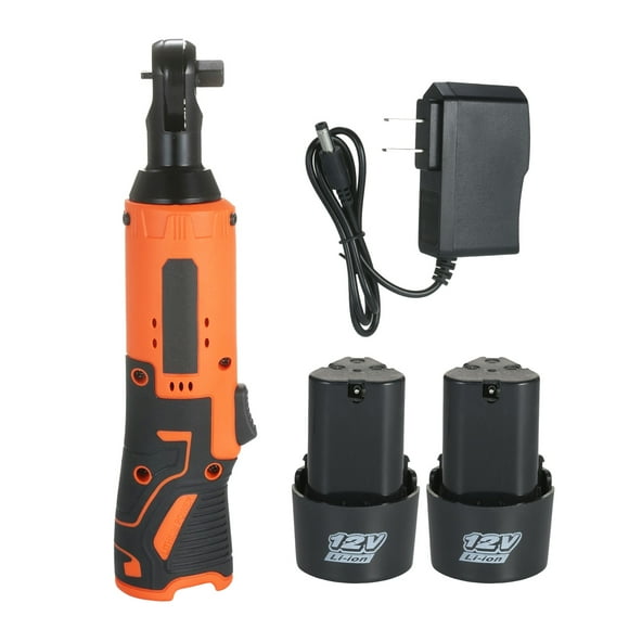 Amdohai Cordless Electric Ratchet Wrench 12V Power Ratchet Tool Ratcheting Socket Wrench with 2 Packs 4500mAh Rechargeable Battery