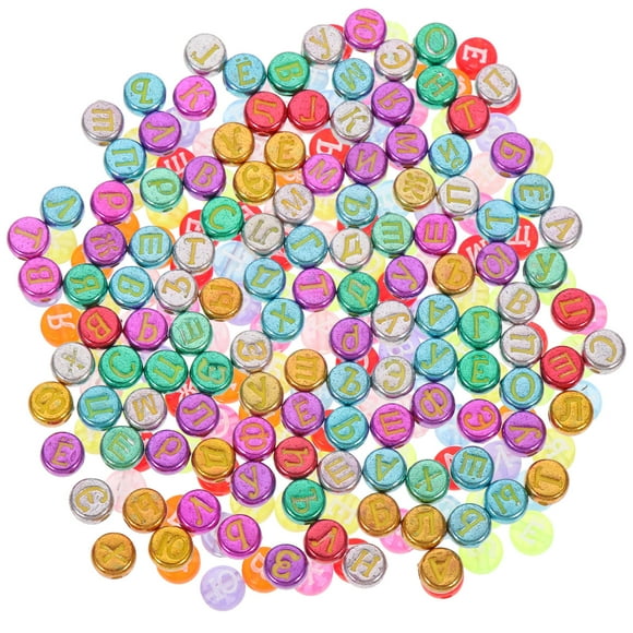 Greenadscape 240Ud Pequeñas Metálicas Con Letras Rusas Para Pulseras Y Joyería